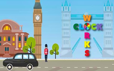 Clock Works Color Switch Clock