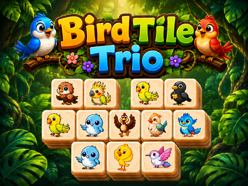 Bird Tile Trio