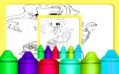 Chibi Anime Coloring Pages