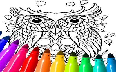 Tattoos Coloring Game