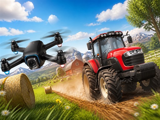 Drone vs Tractor Challenge