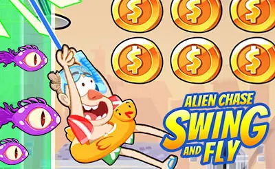 Alien Chase - Swing and Fly